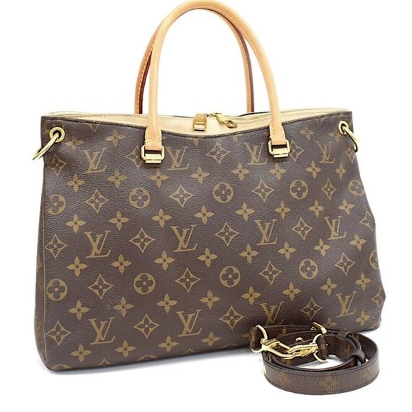 Pallas MM Monogram Canvas Shoulder Bag - Picture 1 of 7